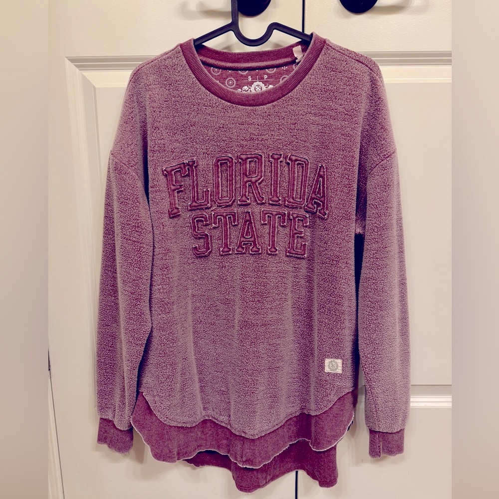 Garnet sweater, worn only twice. FLORIDA STATE